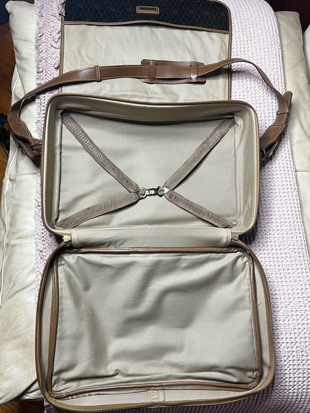 Vintage Christian Dior Travel Luggage Bag RARE - Picture 9 of 17